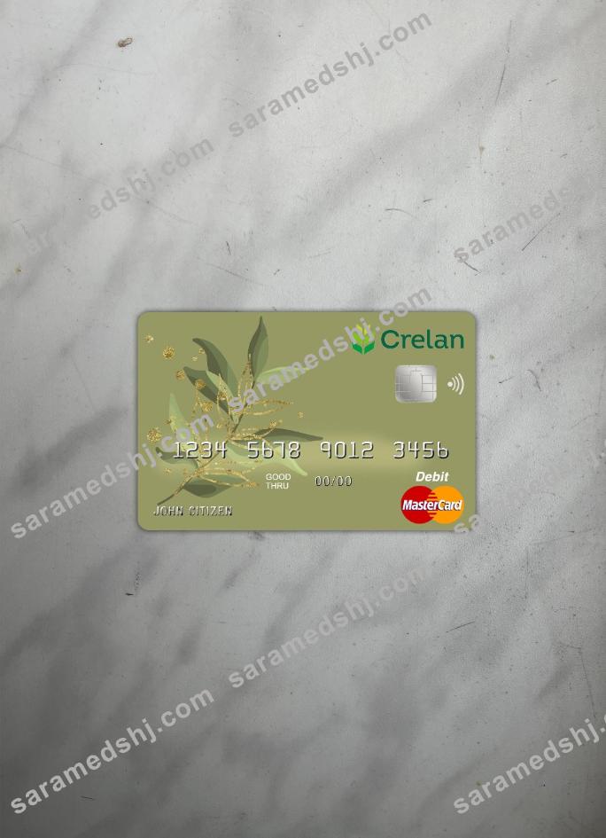 Belgium Crelan master card photolook front